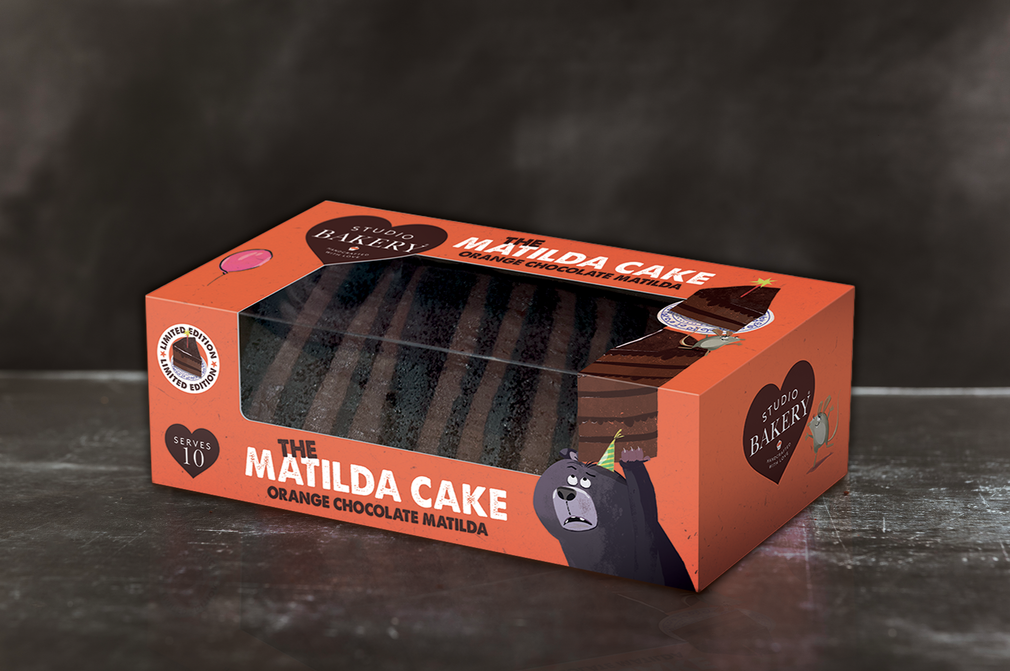 Wonky Orange Chocolate Matilda Cake