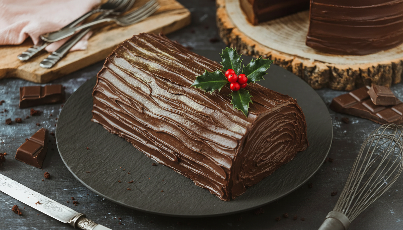 Make Your Matilda Cake Into a "Cheat" Yule Log