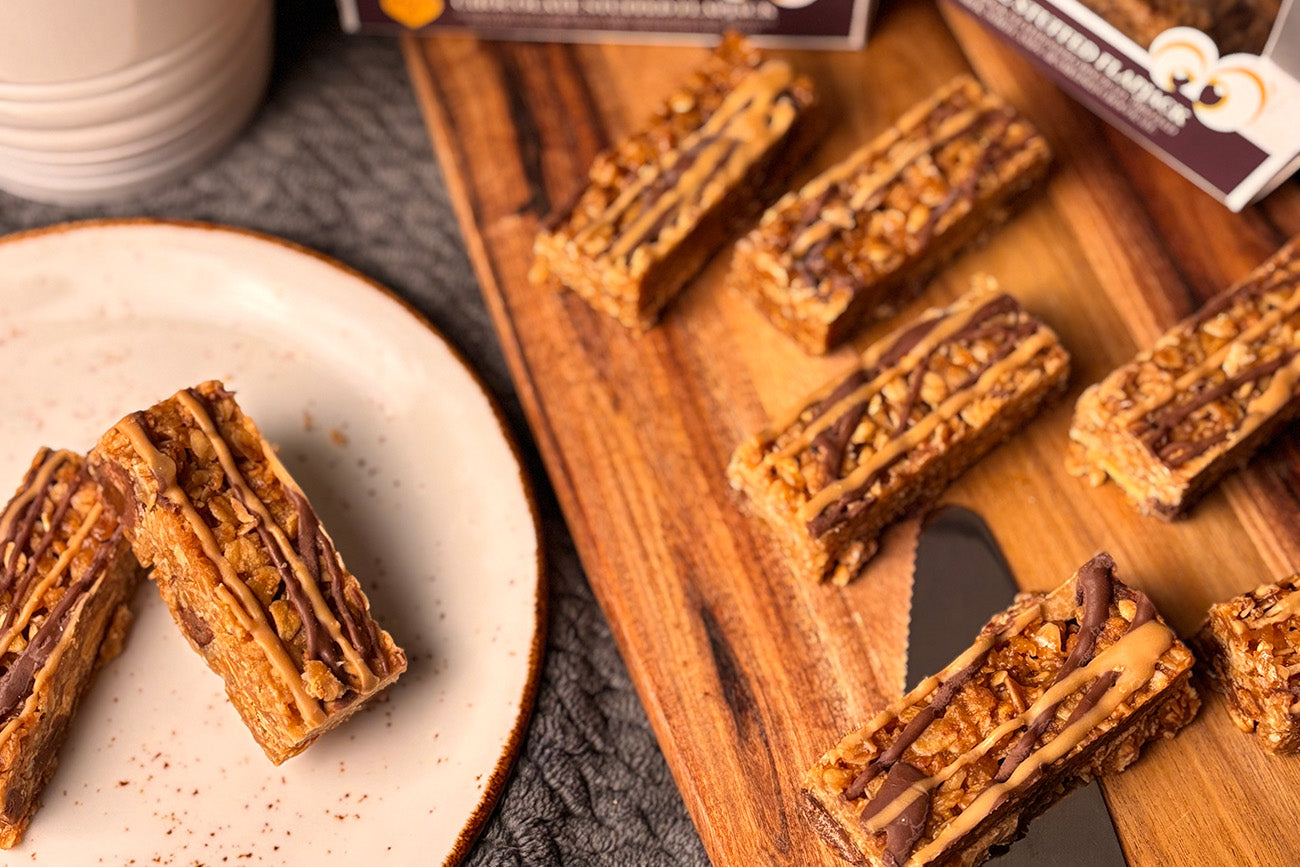 Chocolate Stuffed Flapjack